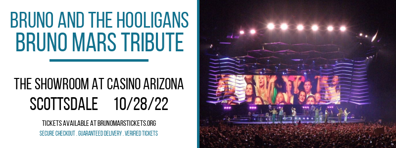 Bruno And The Hooligans - Bruno Mars Tribute [CANCELLED] at Bruno Mars Concert Tickets