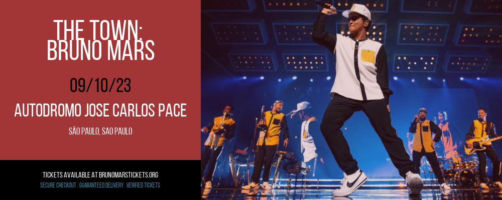 The Town: Bruno Mars at Bruno Mars Concert Tickets